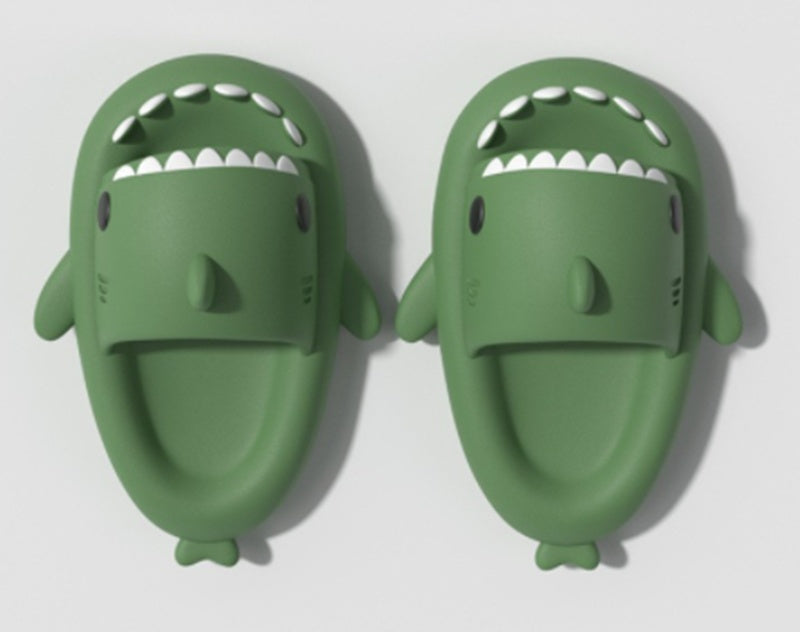 Cartoon shark slippers soft EVA footwear