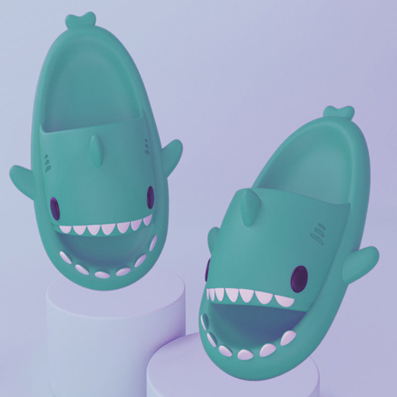 Funny cartoon shark slippers for women and men