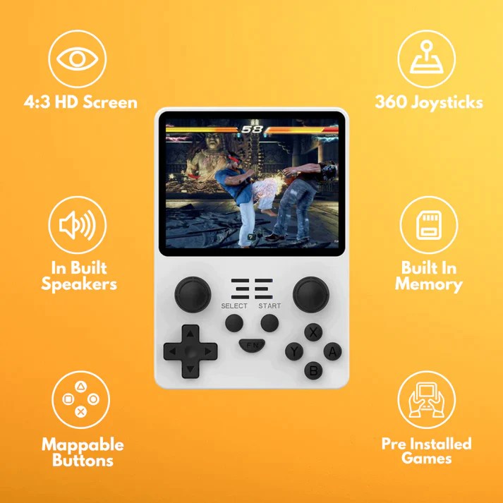 Arcade Console portable retro gaming design