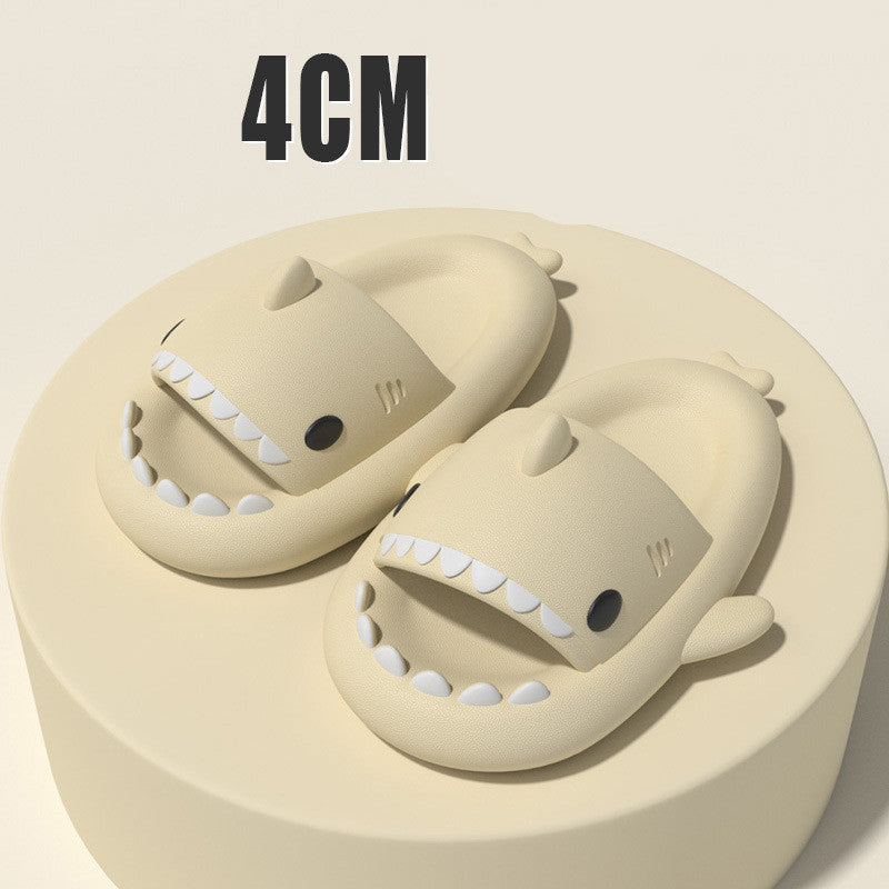 Cartoon shark slippers soft EVA footwear