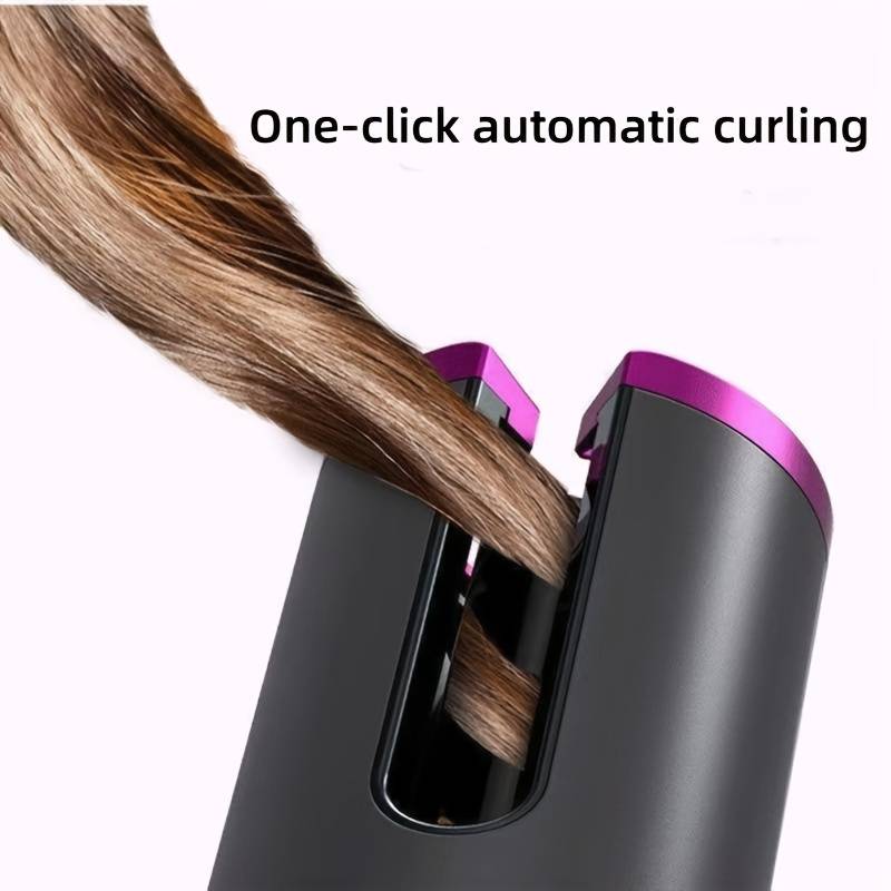 Portable hair curler for everyday hair styling