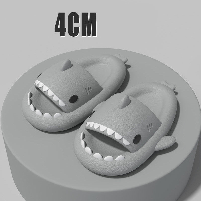 Cartoon shark slippers soft EVA footwear