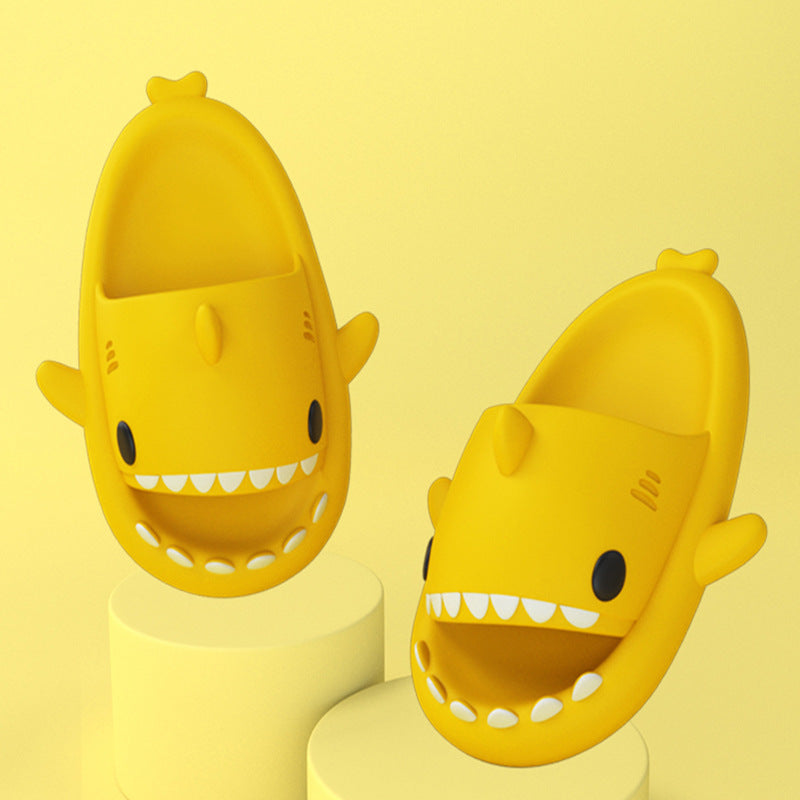 Funny cartoon shark slippers for women and men