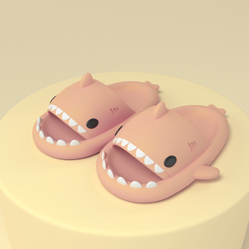 Funny cartoon shark slippers for women and men