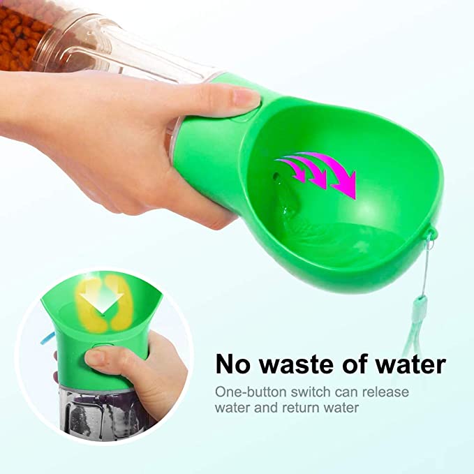 Portable dog water bottle for outdoor adventures