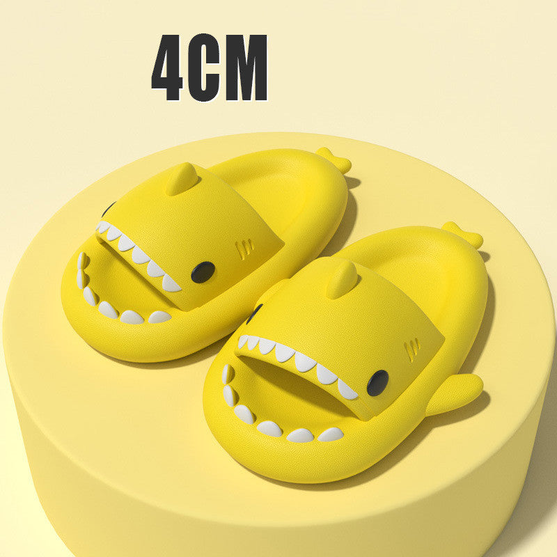 Cartoon shark slippers soft EVA design