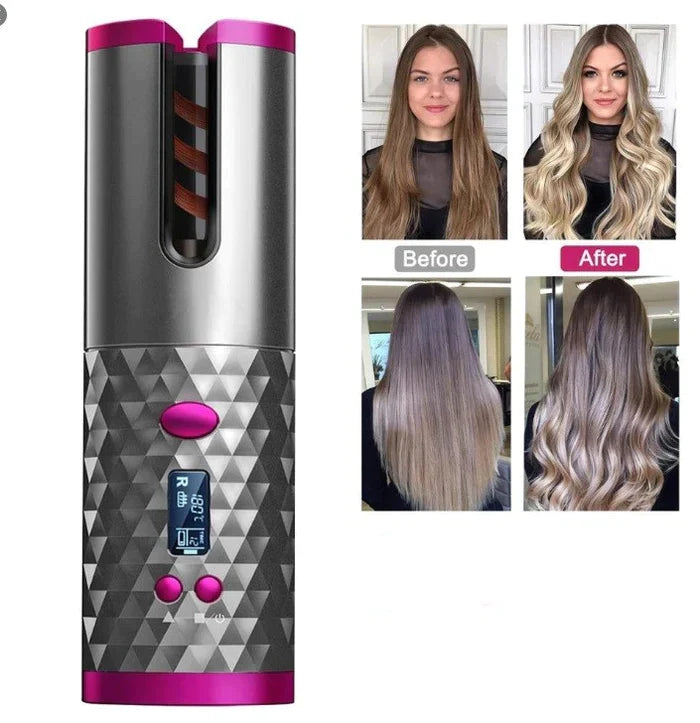 Portable hair curler for convenient travel styling