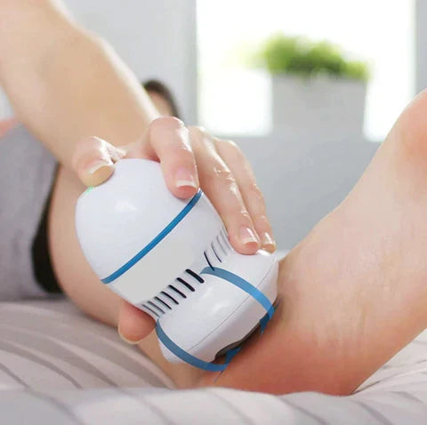 Vacuum callus remover for electric foot care