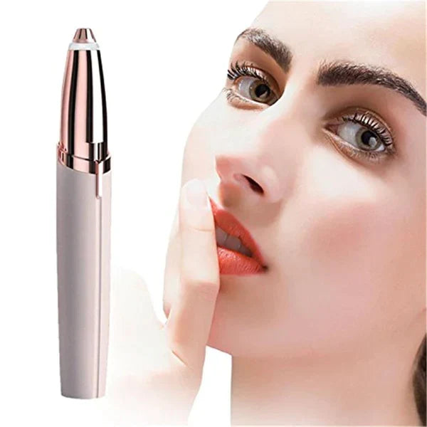 Eyebrow trimmer for convenient facial hair grooming