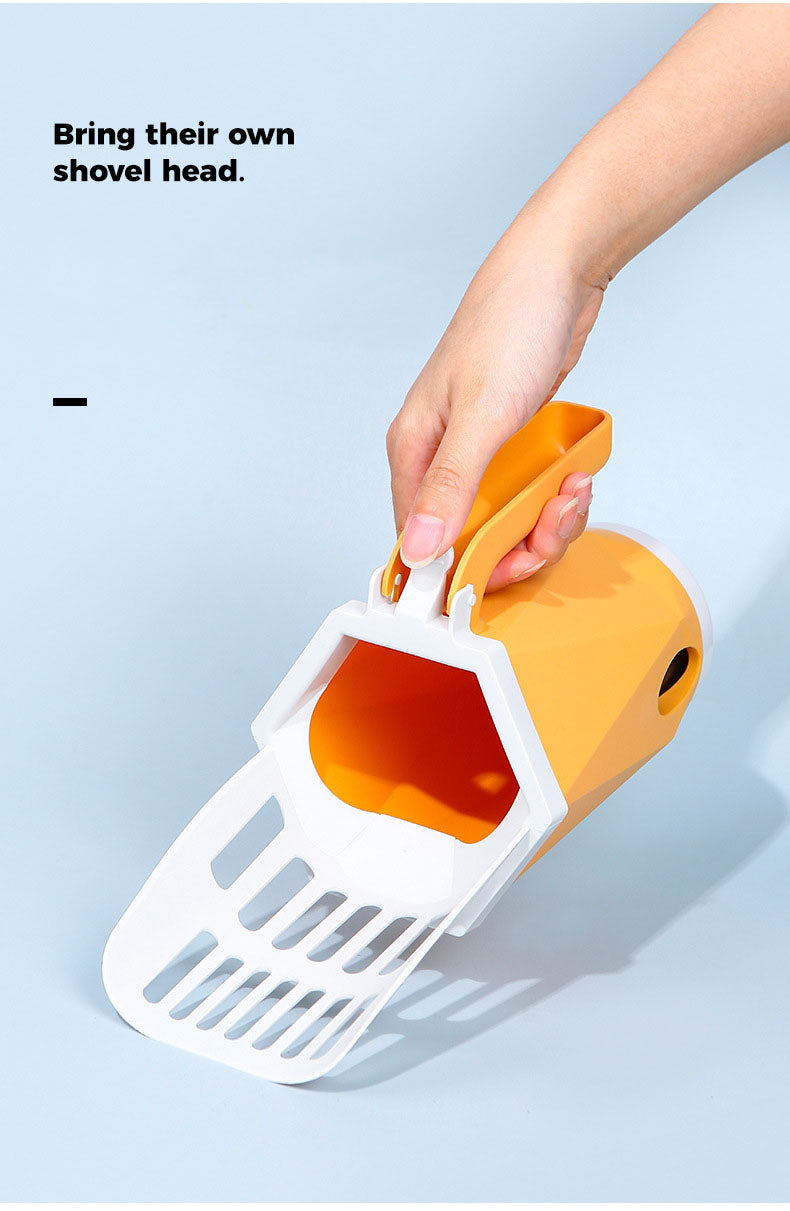 Cat litter box scoop for daily litter tray cleaning
