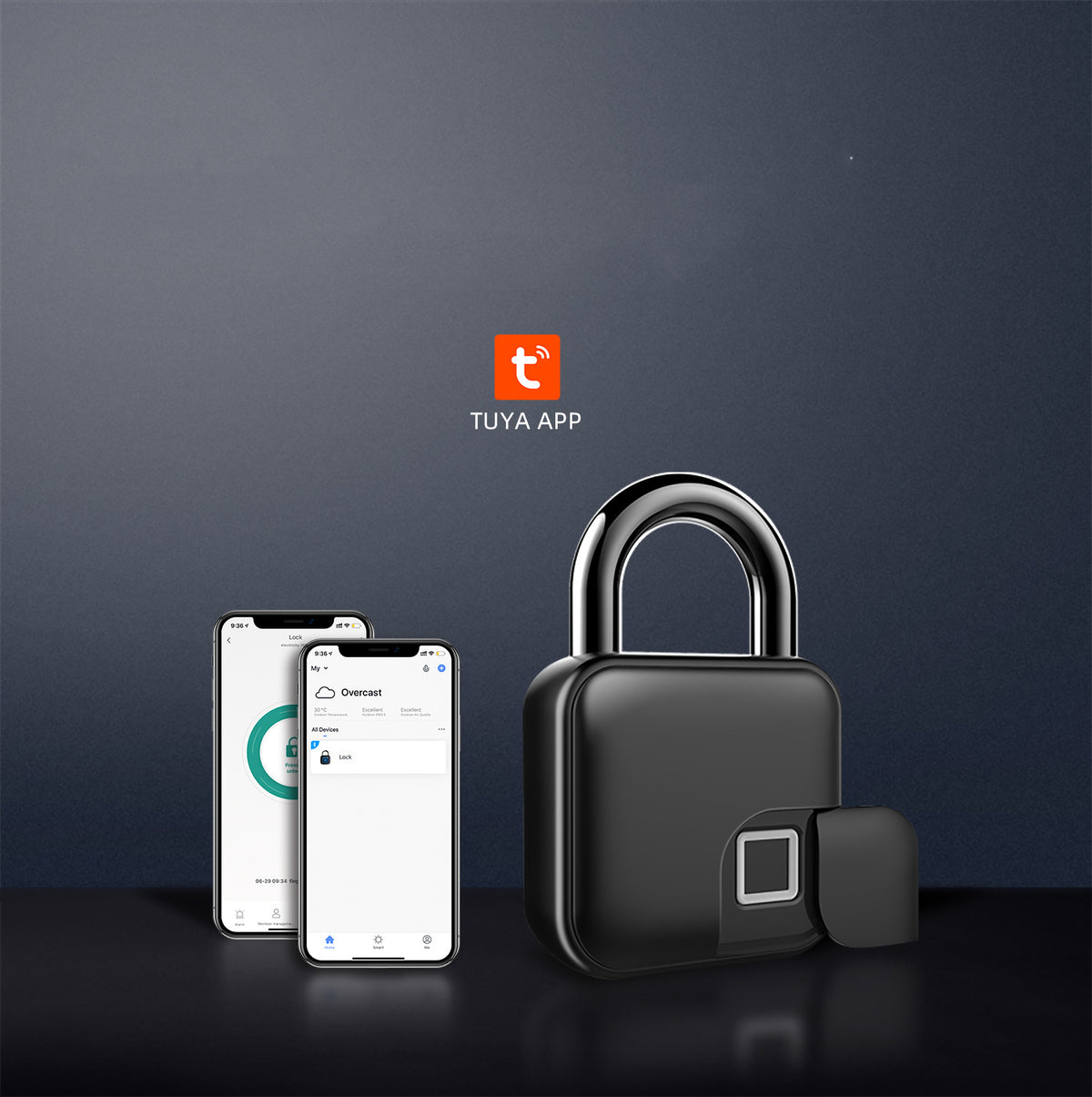 Fingerprint Cabinet Lock zinc alloy design