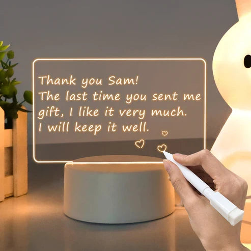 LED Note Board reusable writing board