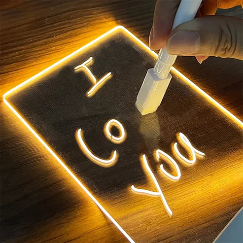 LED Note Board reusable LED message writing board