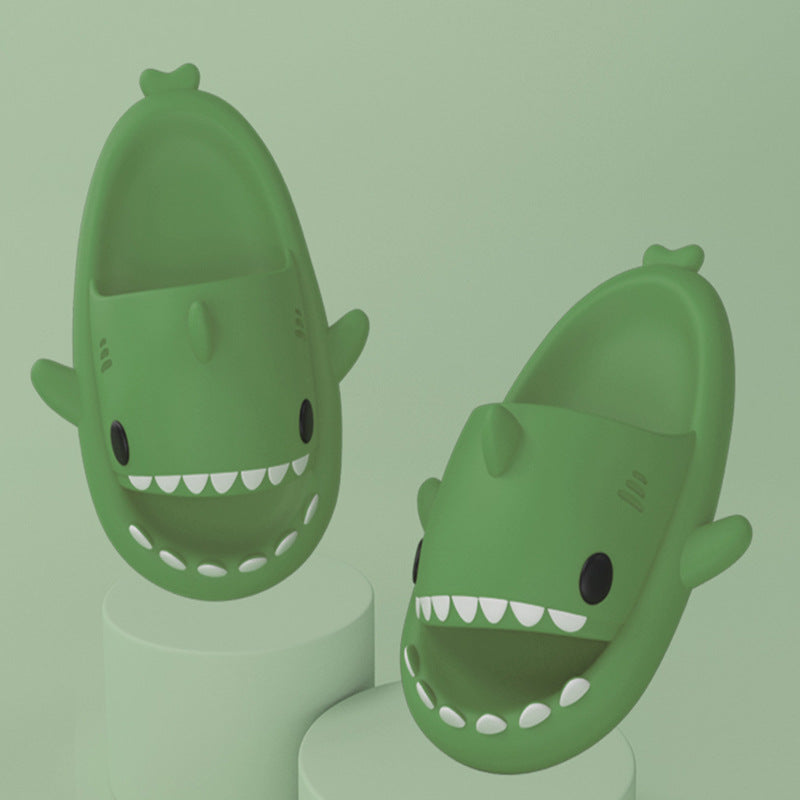 Cartoon shark slippers anti-slip sole