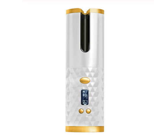 Cordless automatic hair curler wireless design