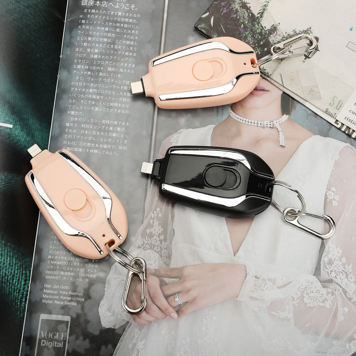 Keychain Power Bank 1500mAh