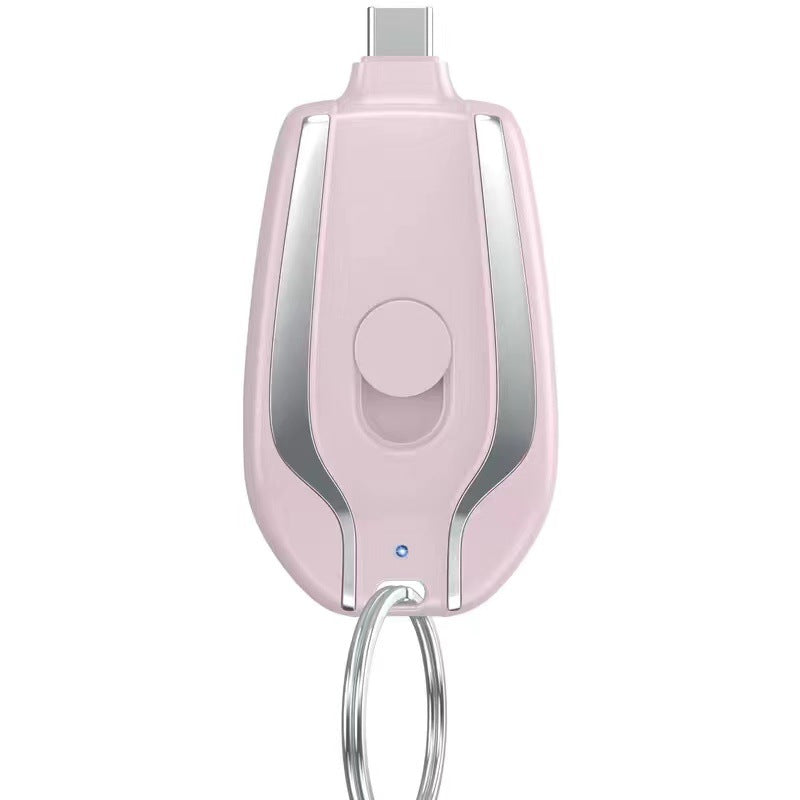 Keychain Power Bank pink
