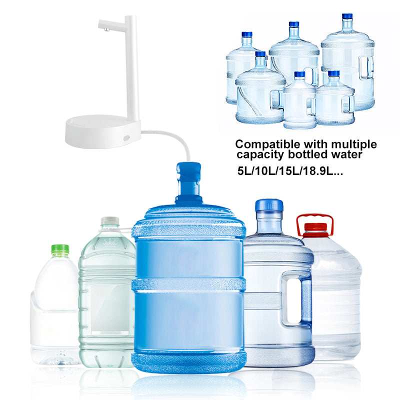 Electric Water Bottle Dispenser white