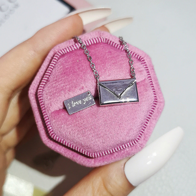 Love Letter Necklace envelope pendant