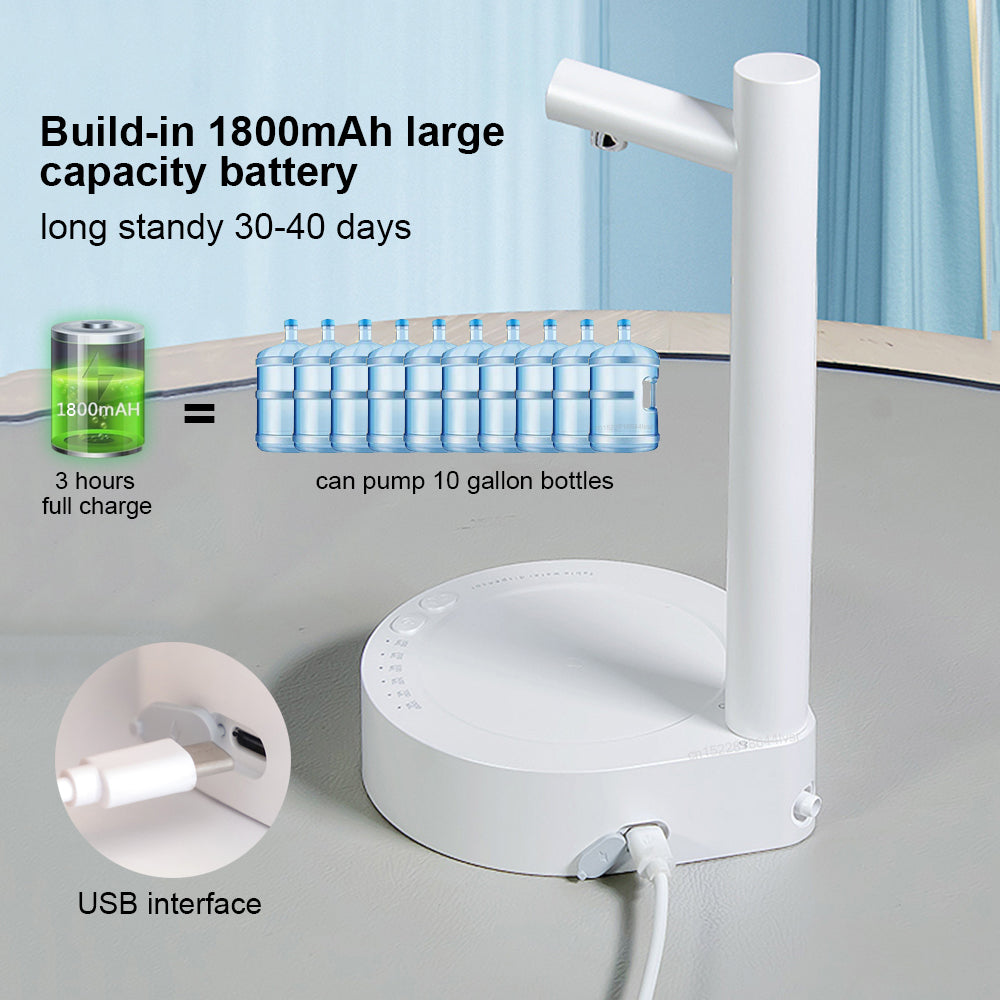 Electric Water Bottle Dispenser USB rechargeable